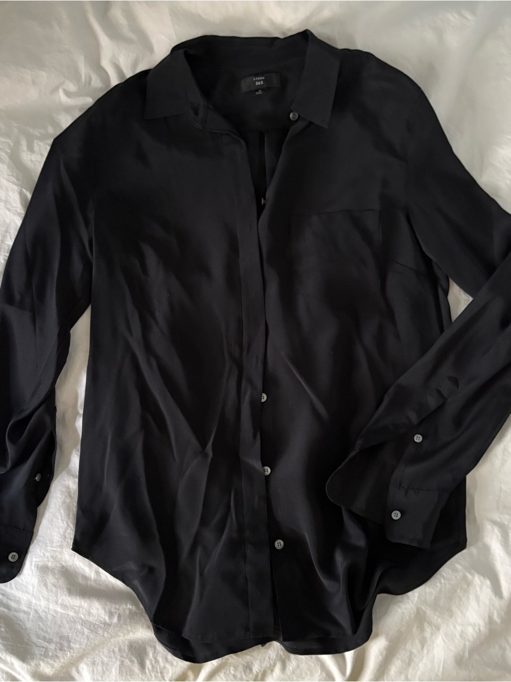 J. Crew 365 Silk Button Down